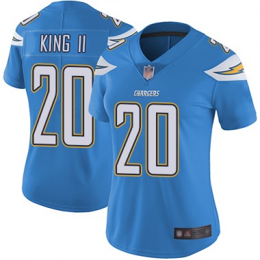 Los Angeles Chargers NFL Football Desmond King Electric Blue Jersey Women Limited 20 Alternate Vapor Untouchable